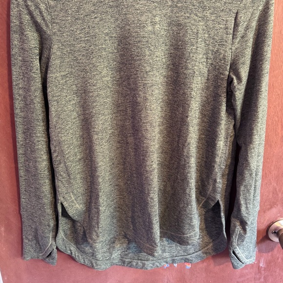 Athleta Uptempo Heather Green Long Sleeve Womens Top Size Small - Picture 7 of 10